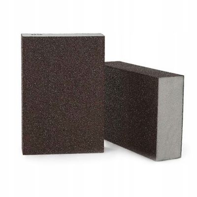 Lot De 12 éponges De Ponçage – Grain 120, Bloc Taille 4,72 X 3,86 X 0,47 Pouces