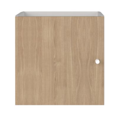 Bloc avec porte pour étagère cube GoodHome Mixxit effet chêne