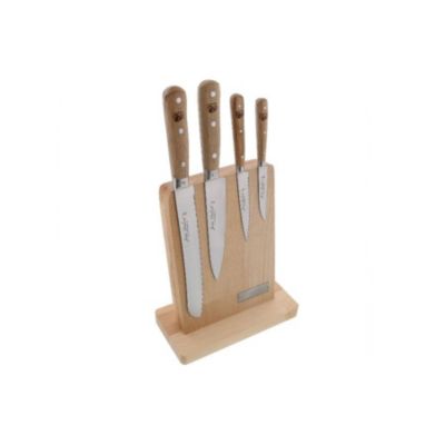 Bloc de 4 couteaux bois Jean Dubost C0004220PEF036 1920 chêne