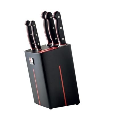 Bloc de 5 couteaux avec aiguiseur Velocity