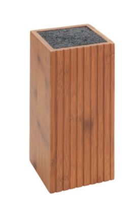 Bloc de rangement pour couteaux en bambou avec insert en poils Wenko