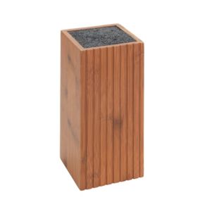 Bloc de rangement pour couteaux en bambou avec insert en poils Wenko