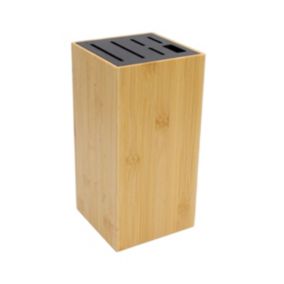 Bloc de rangement pour couteaux en bambou