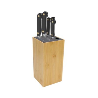 Bloc de rangement pour couteaux en bambou