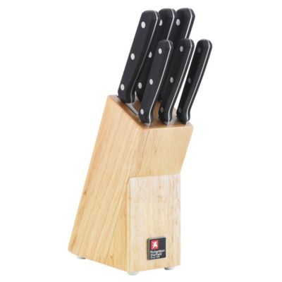 Bloc en bambou avec 6 couteaux de cuisine  - Cucina par Richardson Sheffield