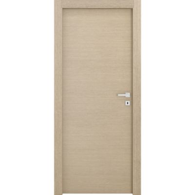 Bloc-porte Alexia bois naturel H.204 x l.63 cm, poussant gauche