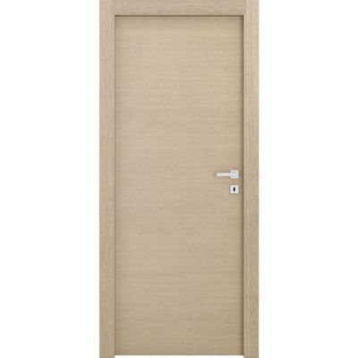 Bloc-porte Alexia bois naturel H.204 x l.83 cm, poussant gauche