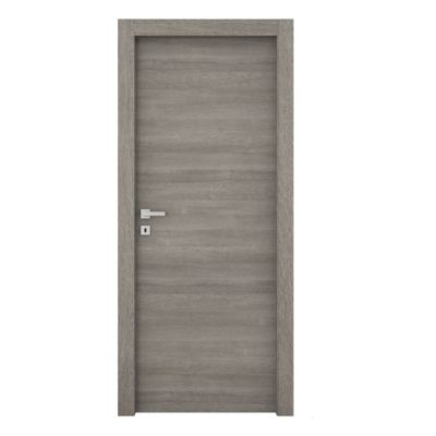 Bloc-porte Alexia gris clair H.204 x l.63 cm, poussant droit