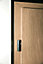 Bloc-porte Basic chêne H.204 x l.73 cm, poussant droit