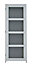 Bloc-porte blanc 4 carreaux H.204 x l.73 cm, poussant droit