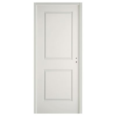 Bloc-porte Camargue blanc H.204 x l.73 cm, poussant gauche