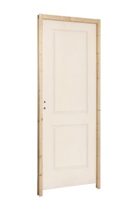 Bloc-porte Camargue blanc lisse pro H.204 x l.73 cm, poussant droit