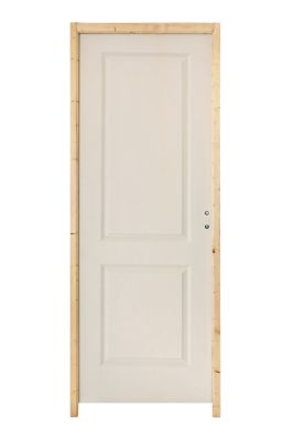 Bloc-porte Ordesa postformé blanc H.204 x l.63 cm, poussant gauche