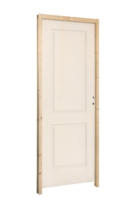 Bloc-porte Camargue blanc lisse pro H.204 x l.73 cm, poussant gauche