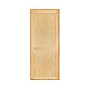 Bloc-porte Camargue pin H.204 x l.73 cm, poussant droit