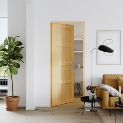 Bloc-porte Connemara pin H.204 x l.83 cm, poussant droit