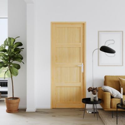 Bloc-porte Connemara pin H.204 x l.83 cm, poussant droit