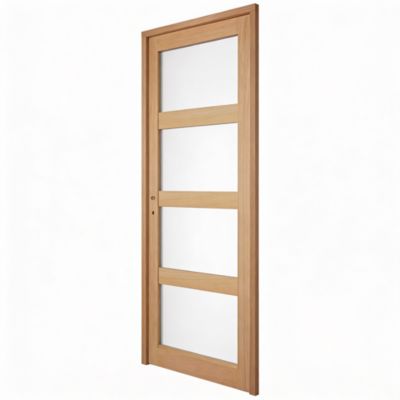 Bloc-porte Connemara vitré H.204 x l.73 cm, poussant droit