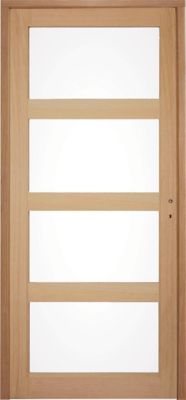 Bloc-porte Connemara vitré H.204 x l.73 cm, poussant gauche