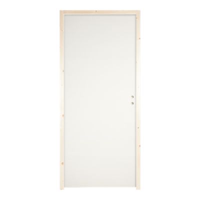 Bloc-porte Exmoor pro blanc H.204 x l.83 cm, poussant gauche