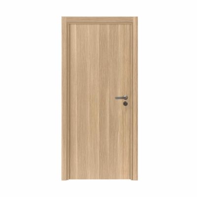 Bloc porte fin de chantier Matild, finition chêne brut structuré, réversible, H.204 x l.73 cm