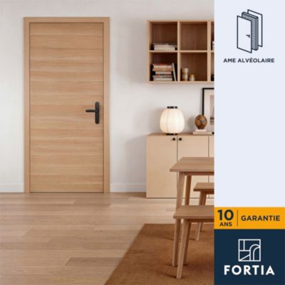 Bloc porte Inara chêne H. 204 x l. 73 cm poussant droit Fortia