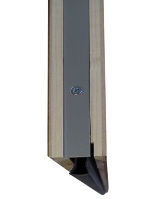 Bloc-porte isolant 3 panneaux H.204 x l.73 cm, poussant droit