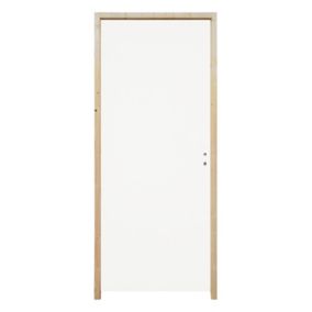 Bloc-porte Lisse prépeint pro H.204 x l.93 cm, poussant gauche