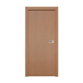 Bloc-porte Miro avec poignée Exclusive grise, H.204 x l.63 cm, aspect chêne gris