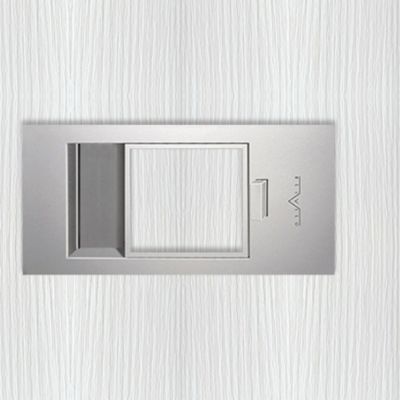 Bloc-porte Miro avec poignée Exclusive grise, H.204 x l.93 cm, aspect ...
