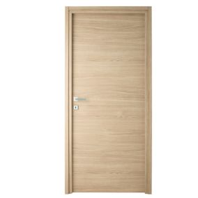 Bloc-porte Niméa chêne clair, H.204 x l.73 cm, poussant réversible