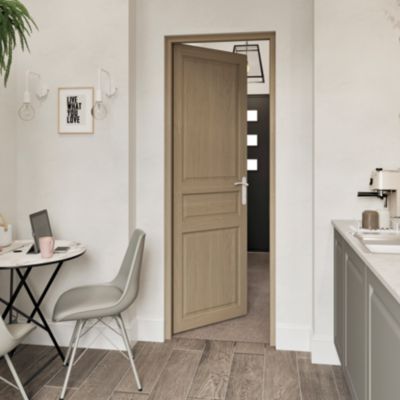 Bloc-porte Ordesa chêne H.204 x l.73 cm, poussant droit
