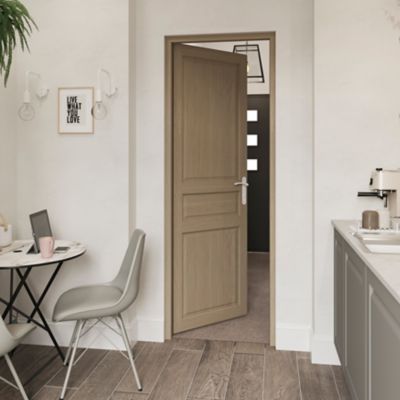 Bloc-porte Ordesa chêne H.204 x l.83 cm, poussant droit