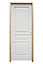Bloc-porte Ordesa postformé blanc H.204 x l.73 cm, poussant gauche