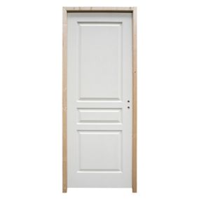 Bloc-porte Ordesa postformé blanc H.204 x l.63 cm, poussant gauche