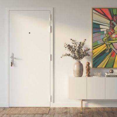 Bloc porte palière 32dB coupe-feu EI30 -PAL32- 204x73 cm huisserie 66x54 poussant gauche