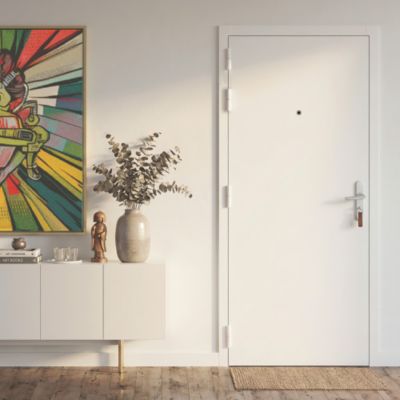 Bloc porte palière 32dB coupe-feu EI30 -PAL32- 204x83 cm huisserie 66x54 poussant droit