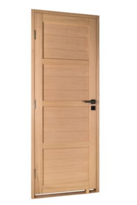 Bloc porte PARIS 4 Panneaux bois chene 2040x830 Gauche