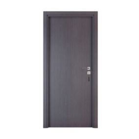 Bloc-porte pose fin de chantier  Premium Miro, H.204 x l.63 cm, aspect chêne cendré, réversible