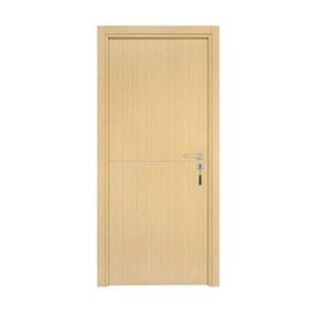 Bloc-porte pose fin de chantier  Premium Riva, H.204 x l.73 cm, aspect chêne clair, réversible