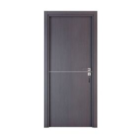 Bloc-porte pose fin de chantier  Premium Riva, H.204 x l.83 cm, aspect chêne cendré, réversible