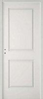 Bloc-porte post-formé beige 2 panneaux H.204 x l.73 cm, poussant droit
