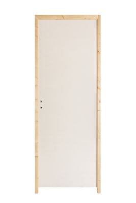 Bloc-porte prépeint H.204 x l.73 cm, poussant droit