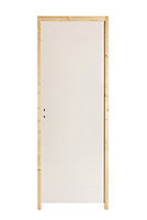 Bloc-porte prépeint H.204 x l.73 cm, poussant gauche