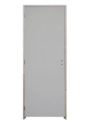 Bloc-porte isolant prépeint H.204 x l.83 cm, poussant droit