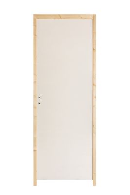 Bloc-porte prépeint H.204 x l.93 cm, poussant droit