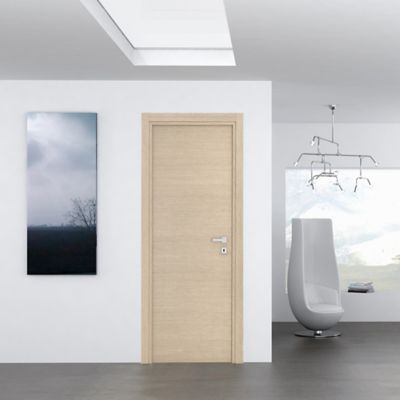 Bloc-porte Summa bois naturel H.204 x l.83 cm, poussant gauche