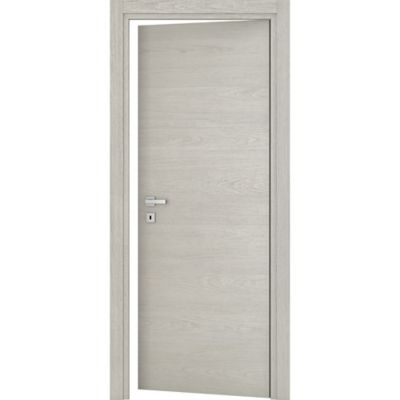 Bloc-porte Summa grigio H.204 x l.73, poussant droit