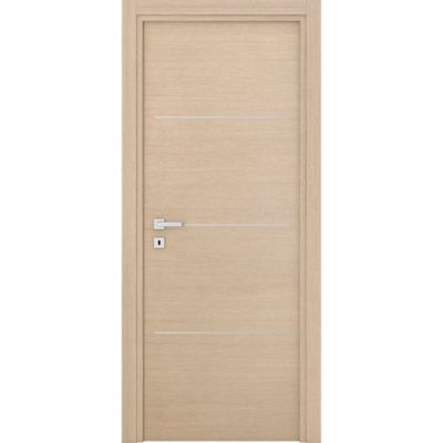 Bloc-porte Triaconta bois naturel H.204 x l.63 cm,poussant droit