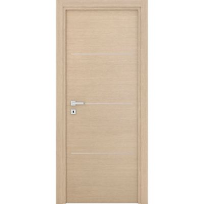 Bloc-porte Triaconta bois naturel H.204 x l.83 cm, poussant droit